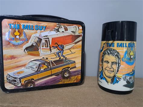 the fall guy metal lunch box and thermos combo price|Fall Guy Lunch Box for sale .